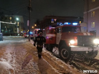 К ресторану «Стейк Хаус» на пр. Ленина в Туле прибыли несколько пожарных расчетов, Фото: 2
