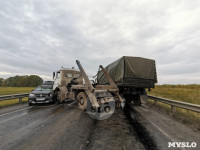 Выезд из Тулы перекрыт из-за жуткого ДТП: погибла пенсионерка, Фото: 11