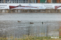 Упа в Туле затопила детскую площадку и кафе на Пролетарской набережной, Фото: 14