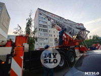 На ул. Степанова в Туле из горящей квартиры спасли двух человек, Фото: 7