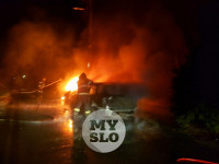 В селе Маслово сгорела машина депутата, Фото: 26
