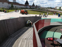 Деревянную «Подкову» на Казанской набережной отполировали после статьи на Myslo , Фото: 4