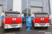 Спасатели АО «КБП» получили новые современные пожарные автомобили, Фото: 16