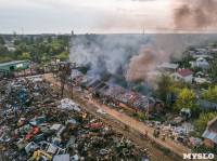 В Туле сгорел заброшенный склад, Фото: 17