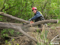 В Туле ведется расчистка Щегловского ручья от мусора, Фото: 3