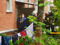 В Туле на ул. Мезенцева в подвале пятиэтажки начался пожар, Фото: 9