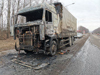 В Петелино сгорел грузовик, Фото: 1