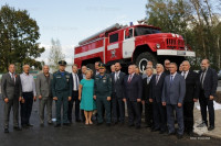 Открытие памятника пожарным в Узловой, Фото: 2