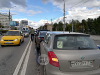 В Туле на проспекте Ленина столкнулись три автомобиля, Фото: 7