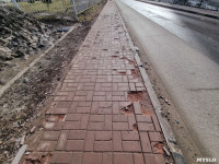 Туляки пожаловались на разбитый тротуар возле детского сада, Фото: 5