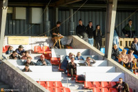 Тульские художники зарисовывали самые яркие моменты матча «Арсенала» с «Уфой» в «прямом эфире», Фото: 8