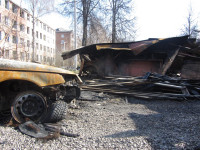 Сгоревшие сараи на улице Немцова в Туле, Фото: 3
