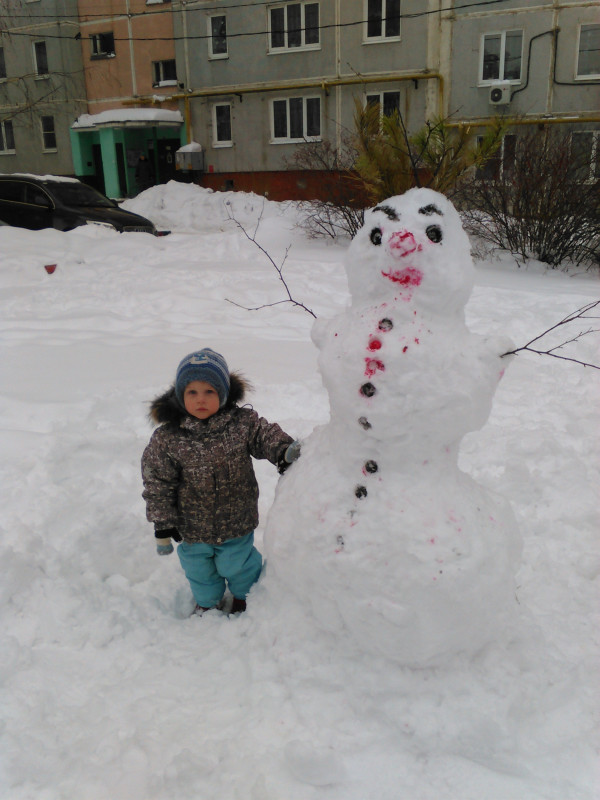 снеговик и Игорь