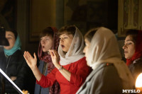 В Успенском кафедральном соборе Тулы состоялось пасхальное богослужение, Фото: 1
