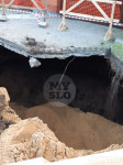 Провал дороги в Мясново: яма увеличилась в размерах, Фото: 6