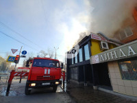 Пожар в пиццерии на Красноармейском, Фото: 2
