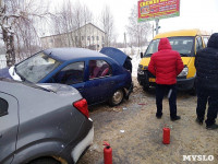 В Донском в ДТП столкнулись две пассажирские «Газели» и три легковушки, Фото: 6