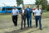 Дмитрий Миляев посетил трамвайное депо, Фото: 18