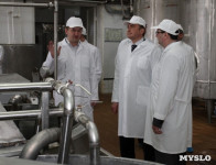 Алексей Дюмин посетил Узловский молочный комбинат, Фото: 12