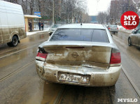 В Туле трамвай-снегоочиститель протаранил легковой автомобиль, Фото: 3