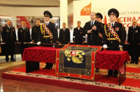 В Туле прошла церемония крепления к древку полотнища знамени регионального УМВД, Фото: 1