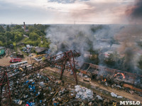 В Туле сгорел заброшенный склад, Фото: 16
