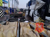 ДТП с пассажирским автобусом на М-4, Фото: 2