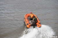 В Туле на Упе спасатели эвакуировали пострадавшего из упавшего в реку автомобиля, Фото: 66