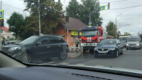 На ул. Болдина Renault протаранил ВАЗ, Фото: 1