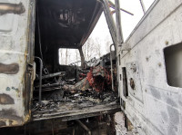 В Петелино сгорел грузовик, Фото: 2