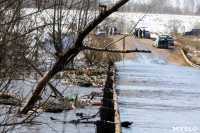 В Щекинском районе затопило мост, Фото: 26