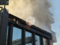 Пожар в пиццерии на Красноармейском, Фото: 16
