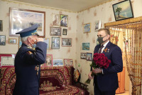 Алексей Дюмин поздравил ветеранов, Фото: 3