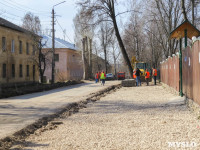 Ремонт дороги на ул. Демьянова. 13 апреля 2016 года, Фото: 3