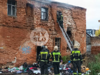 Пожар в заброшке на Пирогова, Фото: 6
