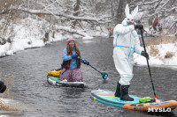 Зайцы на огромных сапах, Бабки-ёжки и индеец на каяке: почти 200 «идиотульцев» проплыли по Вашане, Фото: 105