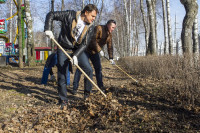 Субботник в Комсомольском парке с Владимиром Груздевым, 11.04.2014, Фото: 38