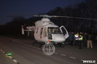 Из-за посадки медицинского вертолета под Тулой перекрыли трассу «Крым», Фото: 24