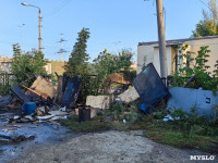 «Что это бахнуло ночью?»: пожар в гараже на ул. Приупской напугал жителей соседних домов, Фото: 8