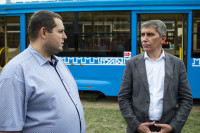 Дмитрий Миляев посетил трамвайное депо, Фото: 55