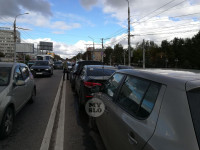 В Туле на проспекте Ленина столкнулись три автомобиля, Фото: 3