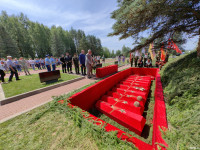 Перезахоронение останков бойцов на Кургане Бессмертия в Белеве 2023, Фото: 53