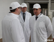 Алексей Дюмин посетил Узловский молочный комбинат, Фото: 10