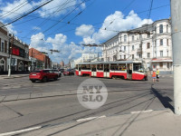 В Туле на ул. Советской столкнулись Toyota и трамвай, Фото: 6