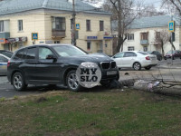 В Туле внедорожник BMW повалил столб ЛЭП, Фото: 7