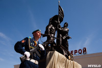 Открытие монумента и бронепоезда на Московском вокзале. 8 мая 2015 года, Фото: 1