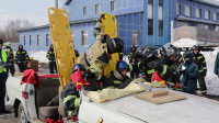 В Туле сотрудники МЧС соревновались в умении спасать пострадавших в ДТП, Фото: 9