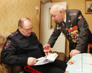 Сергей Галкин поздравил с 93-летием ветерана Великой Отечественной войны Алексея Мосина, Фото: 2