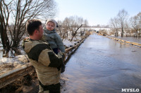 В Щекинском районе затопило мост, Фото: 20