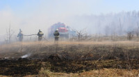 Лесной пожар: учения МЧС, Фото: 18